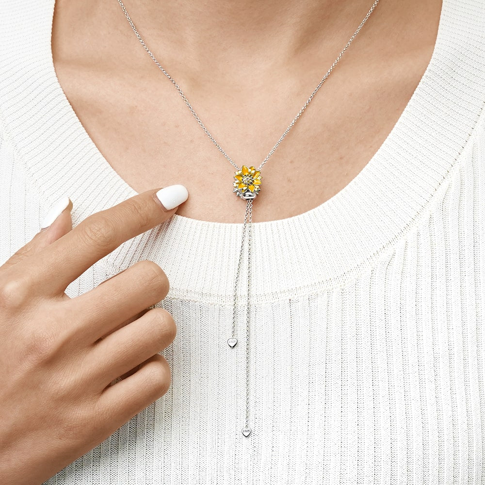 Gnoce Pearl Shaped Chain Necklace Fit for Beads_8