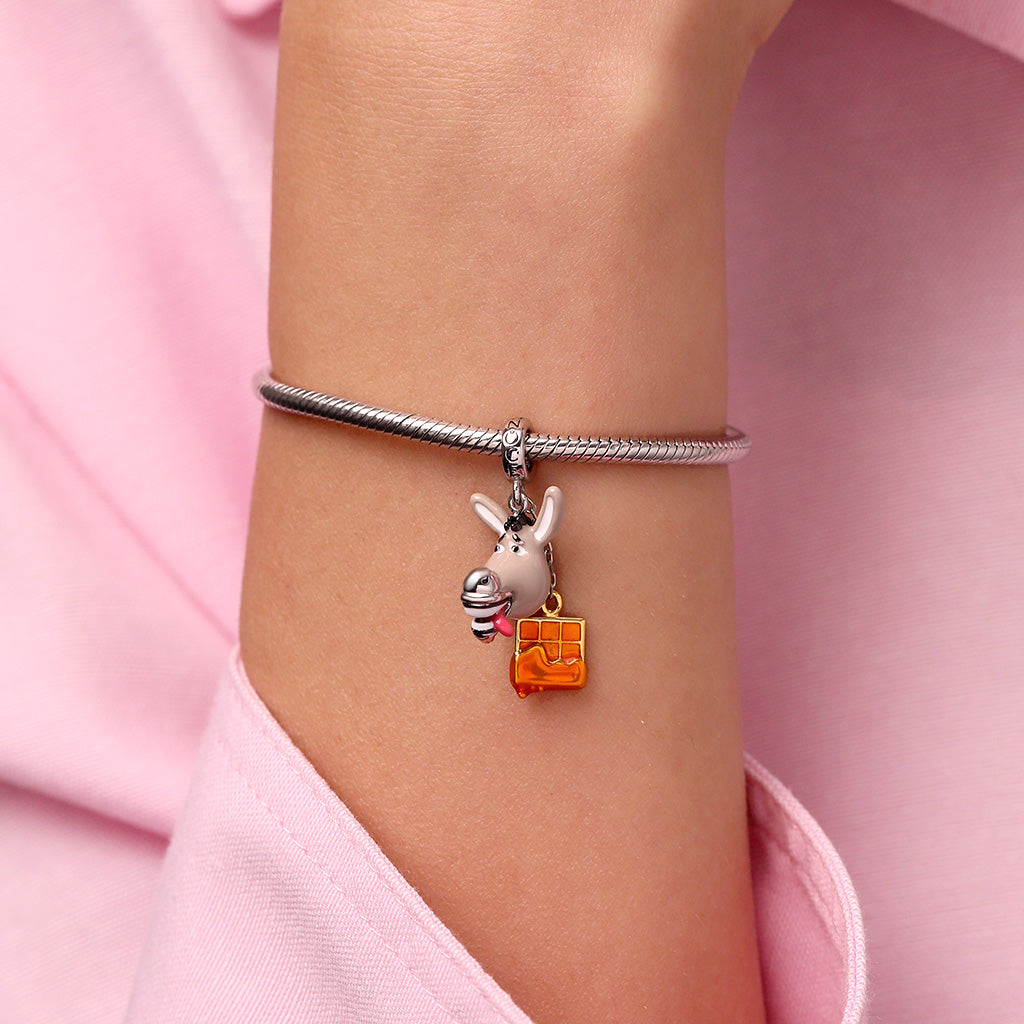 Gnoce Shrek Donkey Waffles Pendant Dangle Charm_7