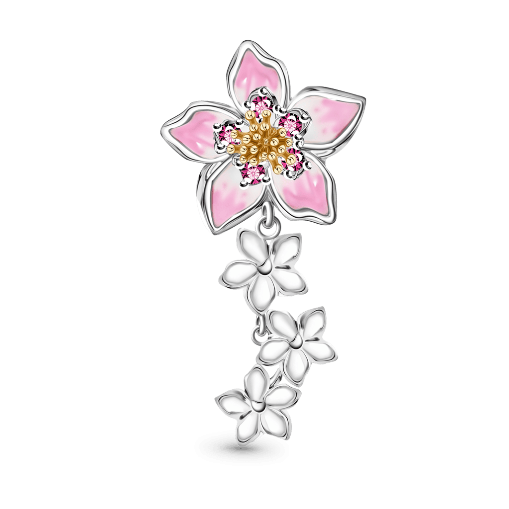 Gnoce Personalized Flower Mom with Babies Charm_6