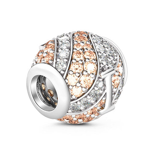 Gnoce “Letter I with Special Meaning for Special Person ”Made of 925 Sterling Silver Champagne & Clear CZ Letter I Charm_2