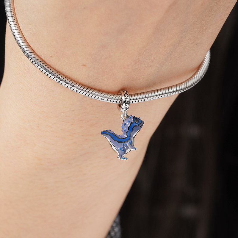 Velociraptor Pendant Dangle Charm Sterling Silver_3