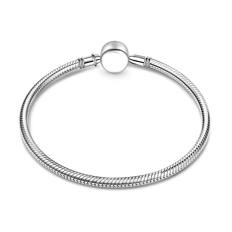 Gnoce Sea Whale Basic Snake Chain Bracelet_2