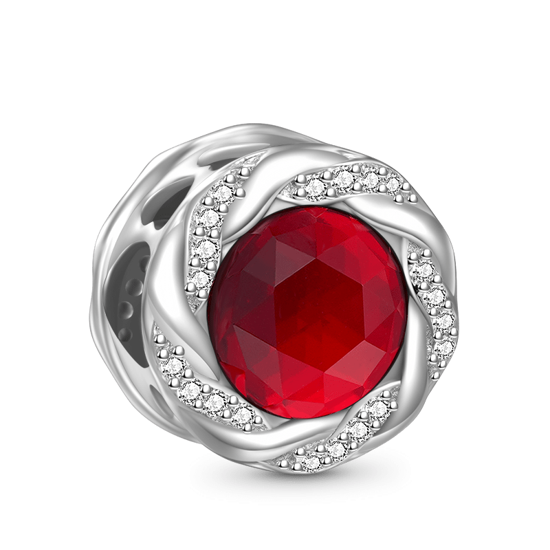 Gnoce Round-shaped Birthstone Charm_2