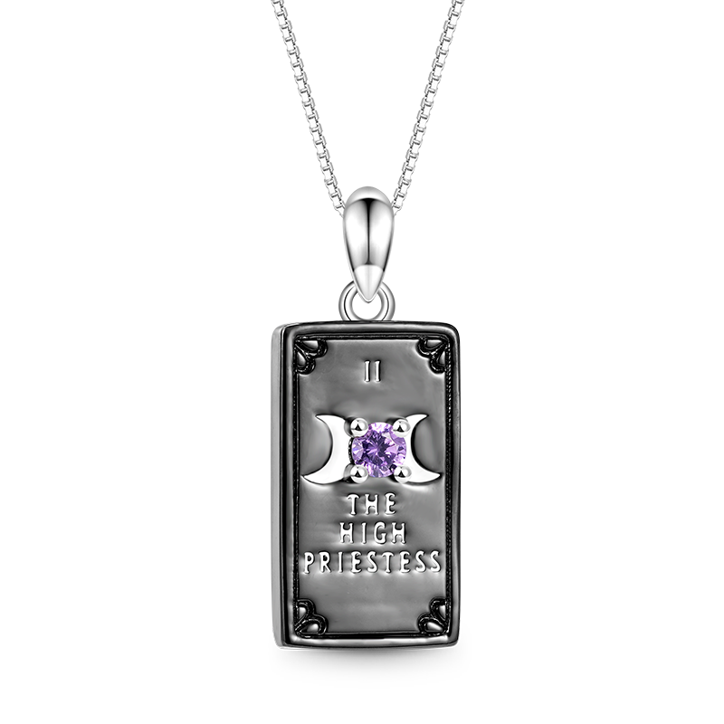 Gnoce "the High Priestess" Tarot Necklace_2