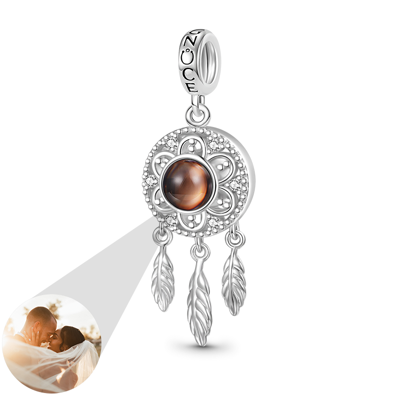 Gnoce Projection Dream Catcher Photo Pendant Dangle Charm_1