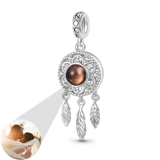 Gnoce Projection Dream Catcher Photo Pendant Dangle Charm_1