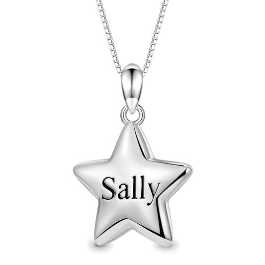 Gnoce Engravable Star Necklace_1