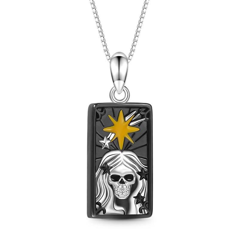 Gnoce "The Star" Skully Tarot Necklace_1
