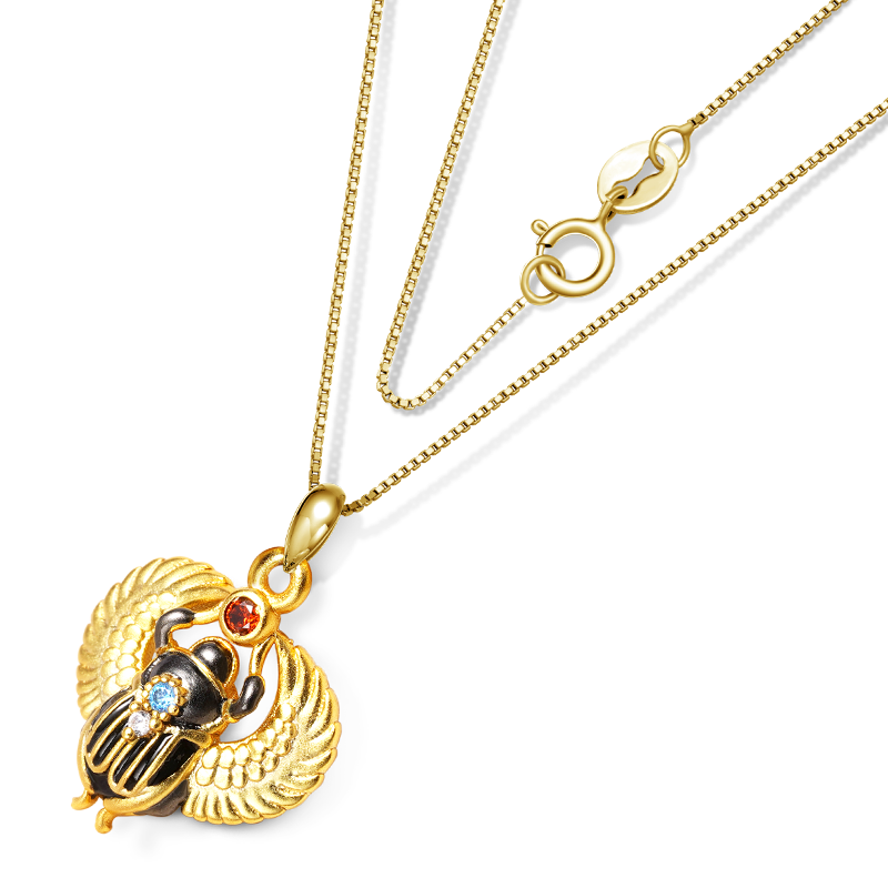 Gnoce Amulet Scarab Necklace_2