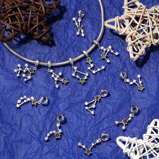 Gnoce Zodiac Sign Mood Pendant Dangle Charm_6