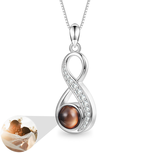 Gnoce Projection Infinite Love Personalized Photo Necklace_1