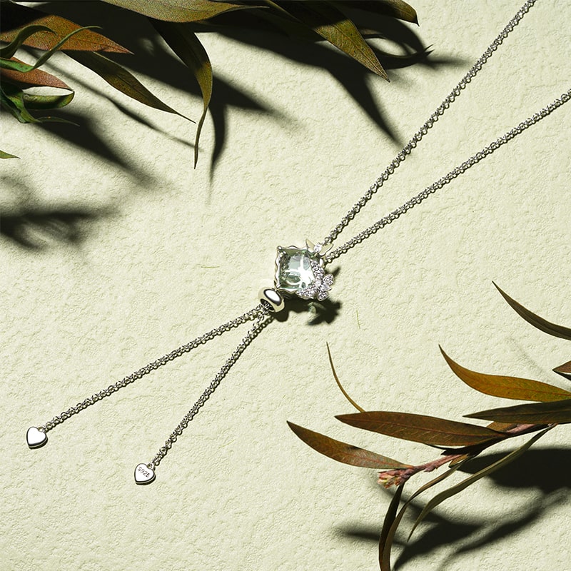 Gnoce Pearl Shaped Chain Necklace Fit for Beads_5