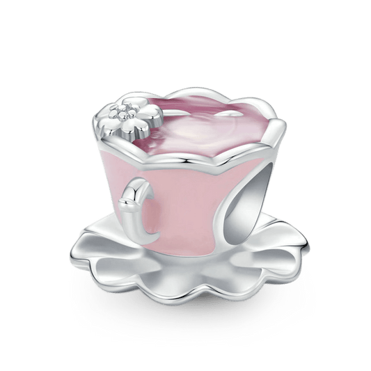 Gnoce Pink Flower Tea Cup Charm_1