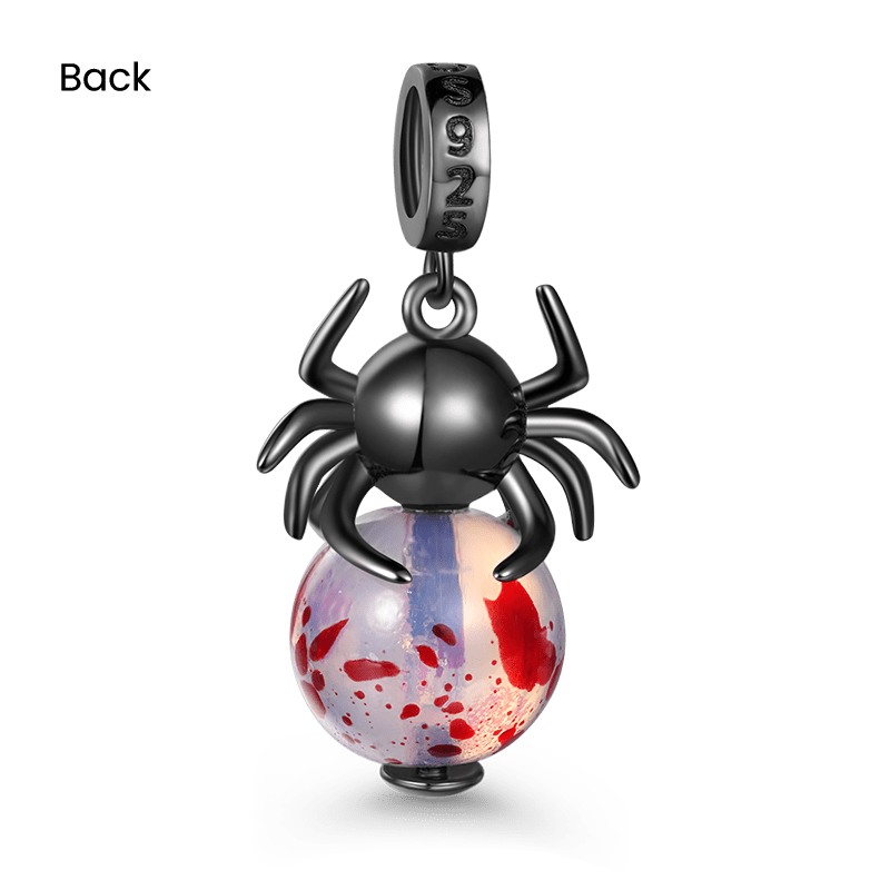 Gnoce Halloween Spider Pendant Dangle Charm_2
