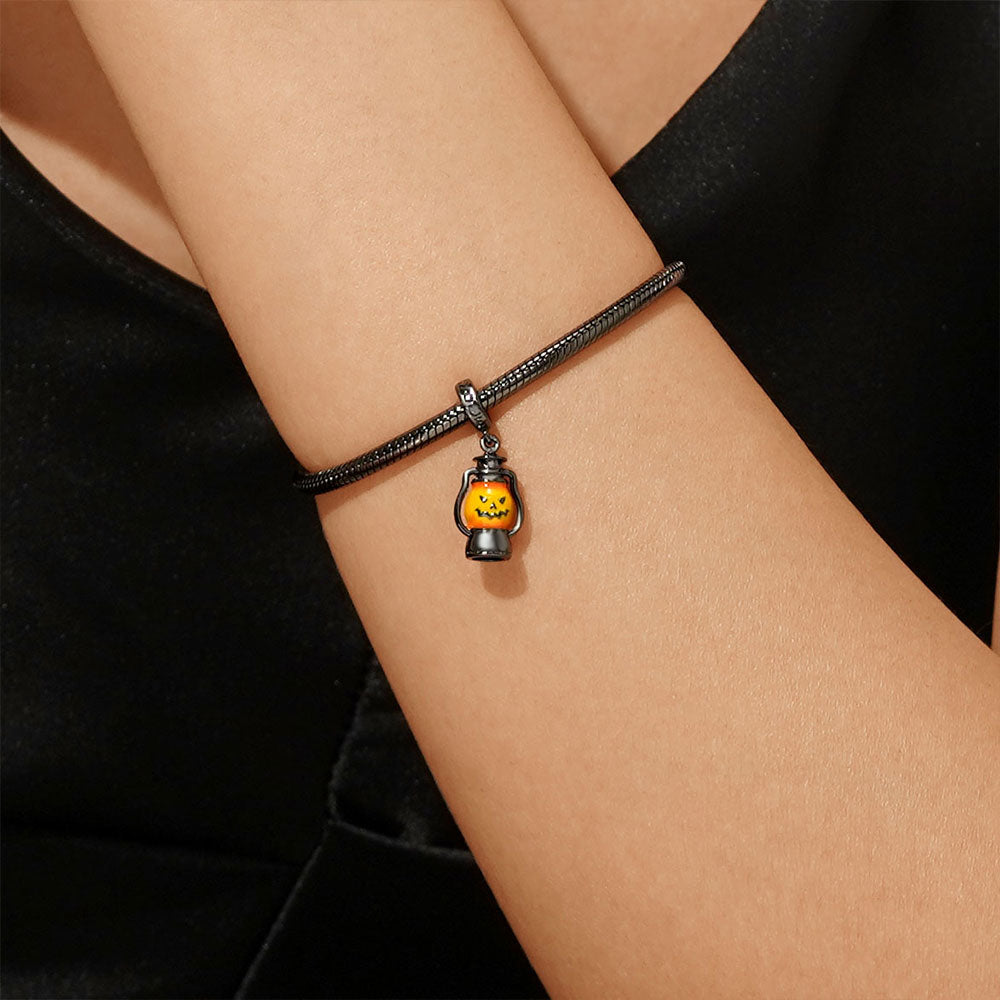 Gnoce Halloween Pumpkin Lantern Pendant Dangle Charm_7