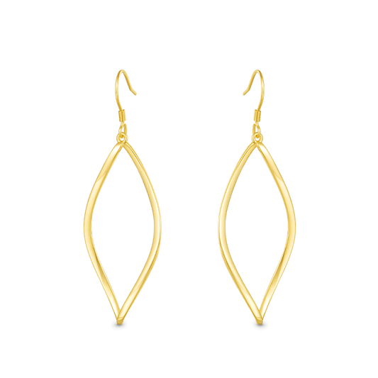Gnoce Hollow Twisted Dangle Earrings_1