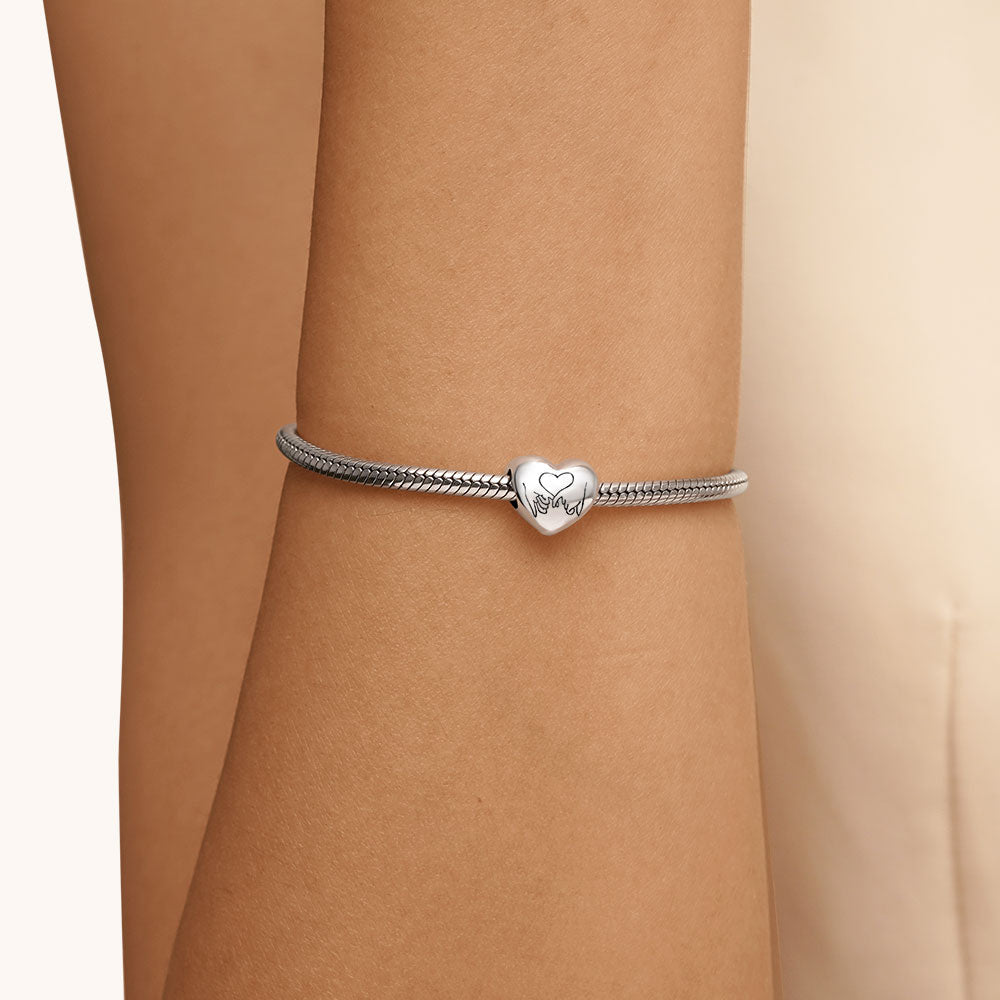 Gnoce "Friends Are Family We Choose" Love Heart Charm_5