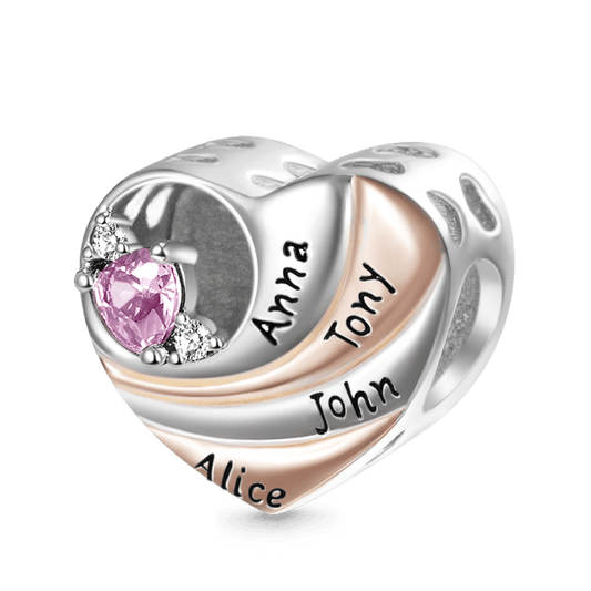 Gnoce Family Love Heart Engravable Charm_1