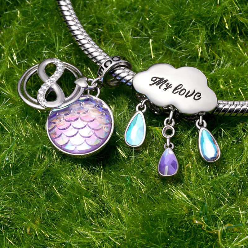 Gnoce "My Love, My Life" Dream Catcher Cloud Charm_3