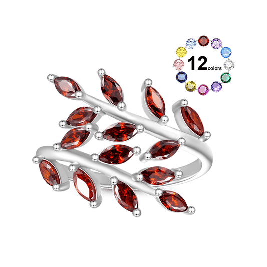 Gnoce Birthstone Delicate Vines Ring_1