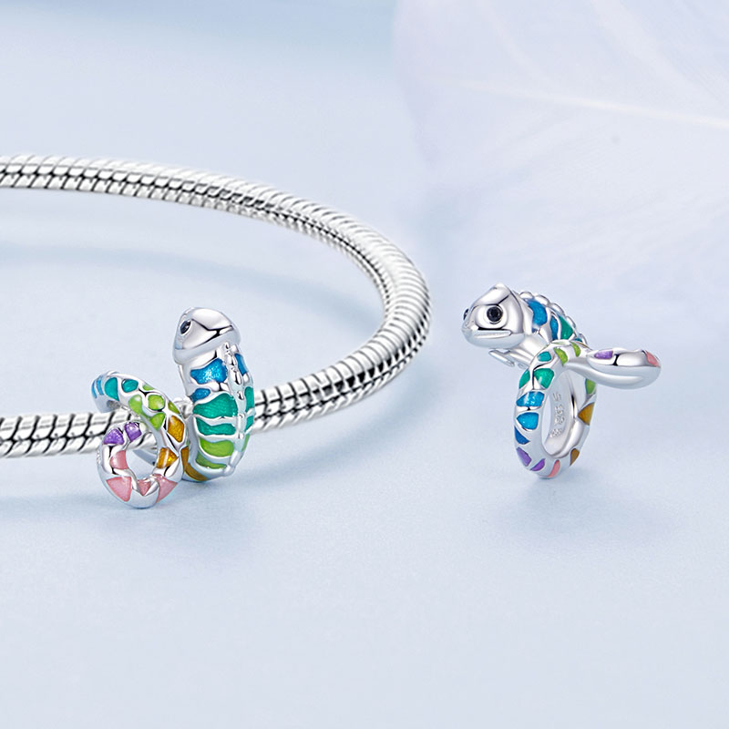 Gnoce Colorful Chameleon Charm_4