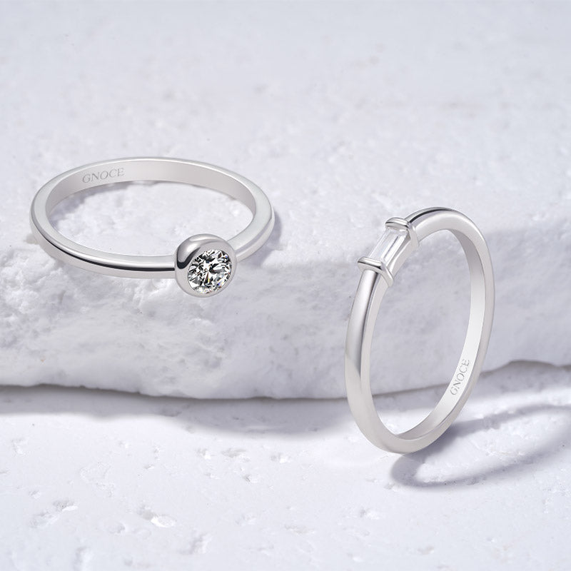 Gnoce Basic Solo Diamond Birthstone Promise Ring_3