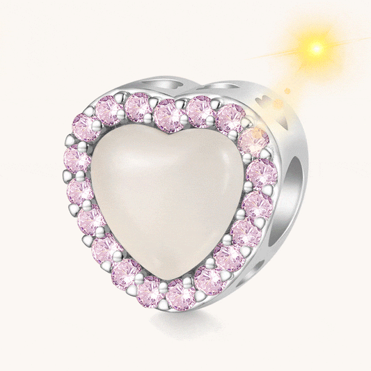 Gnoce Light Pink Heart Color-changing Charm_1