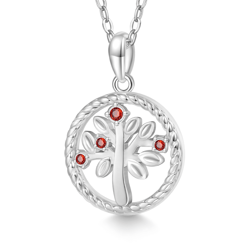 Gnoce Tree of Life Birthstone Necklace_2