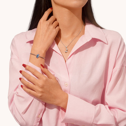 Gnoce Blue Butterfly Round Glow-in-the-Dark Charm_5