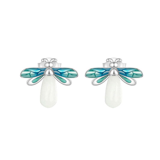 Gnoce Glow in the Dark Firefly Stud Earrings_1