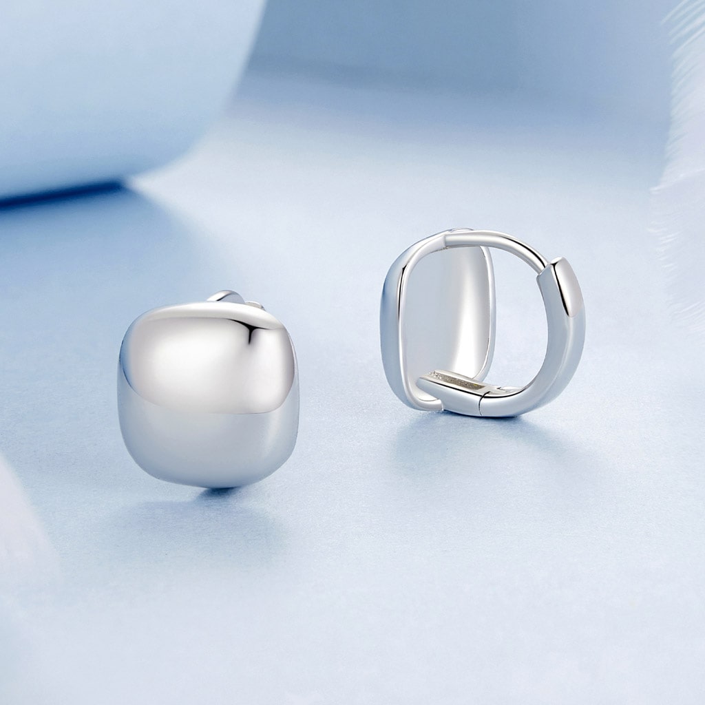 Gnoce Basic Square Stud Earrings_2