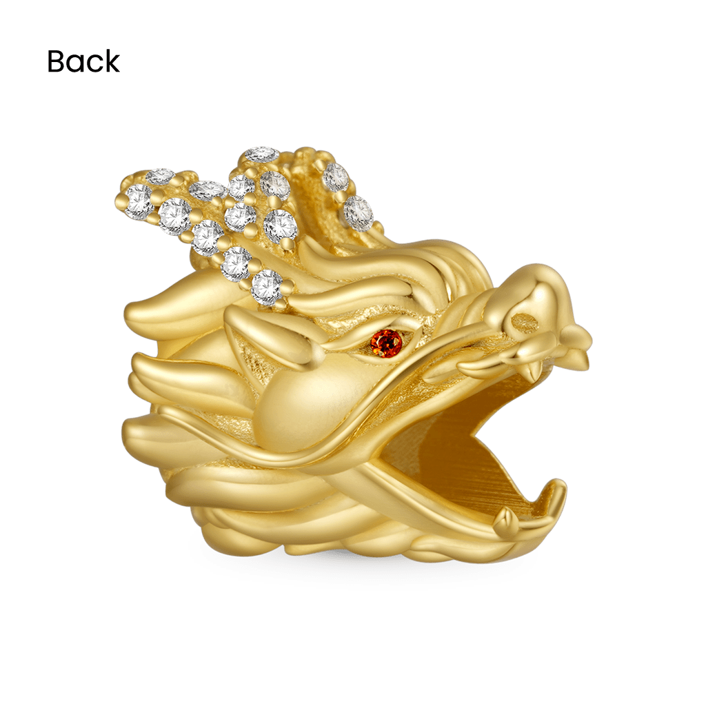 Gnoce Chinese Dragon Head Beard Charm_2