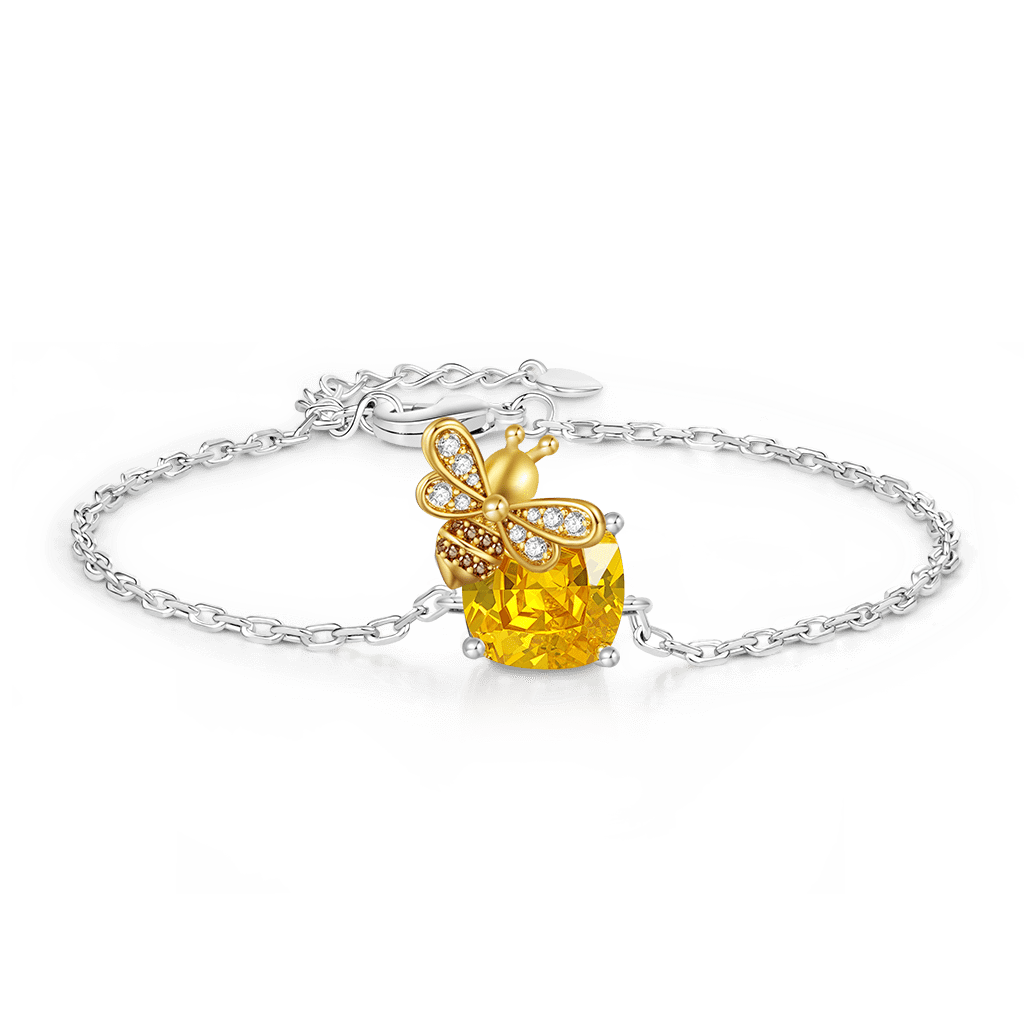 Gnoce Adjustable Honey Bee Bracelet_1