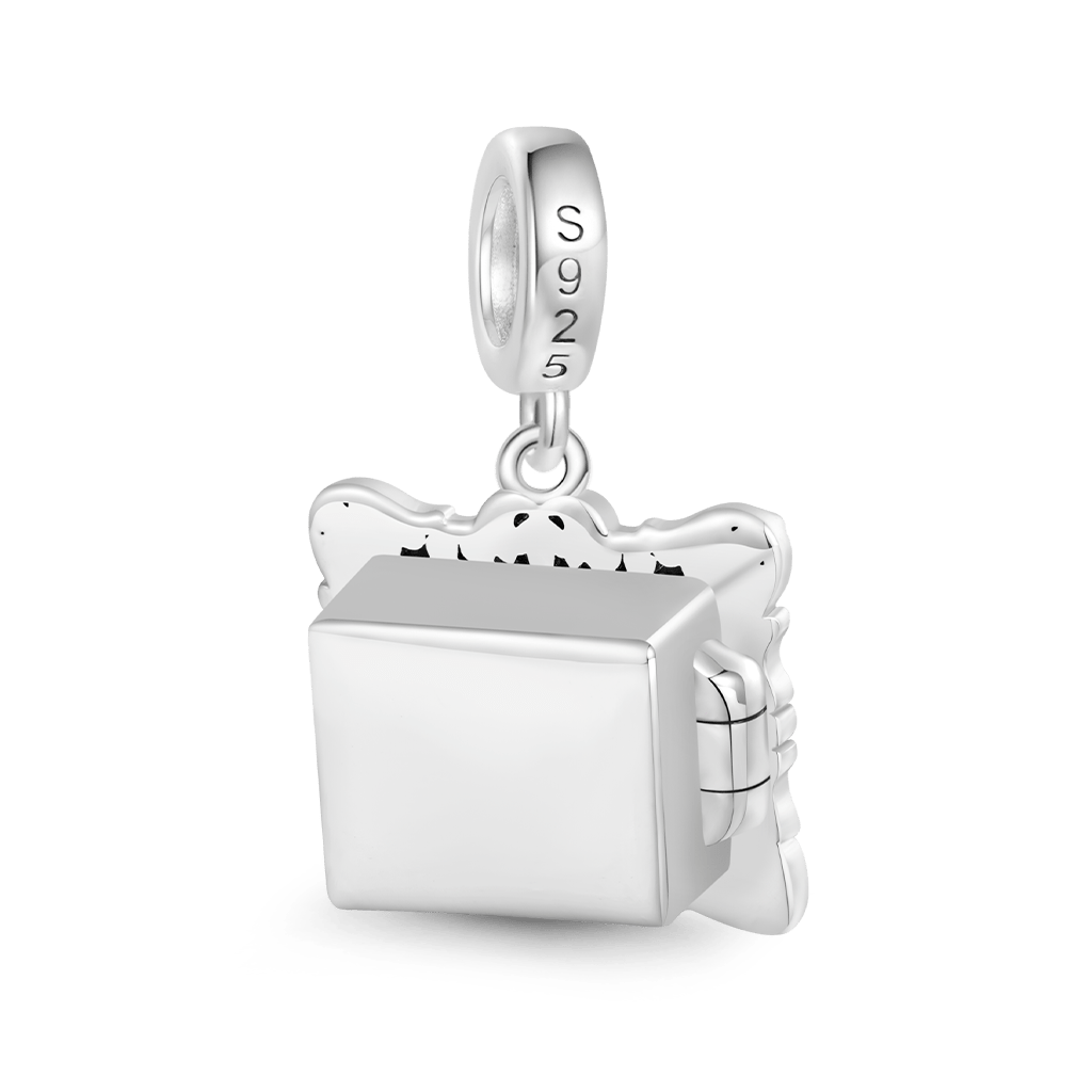 Gnoce Van Gogh's Starry Night Charm Platinum-plated Silver Blend_4