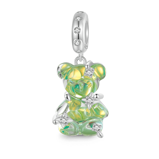 Gnoce Green Dream Bear Pendant Dangle Charm_1
