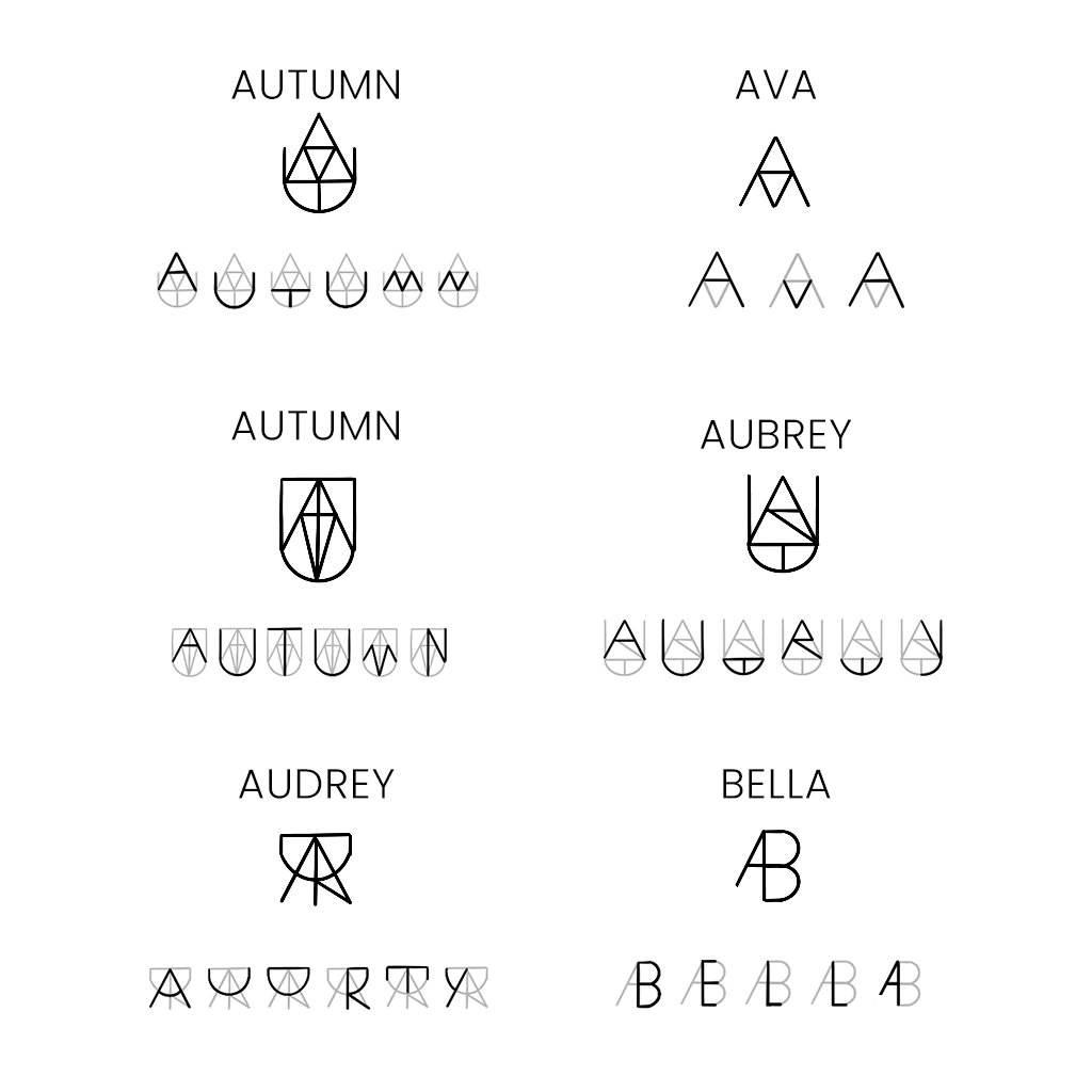 Gnoce Minimalist Monogram Name Exclusive Necklace_6