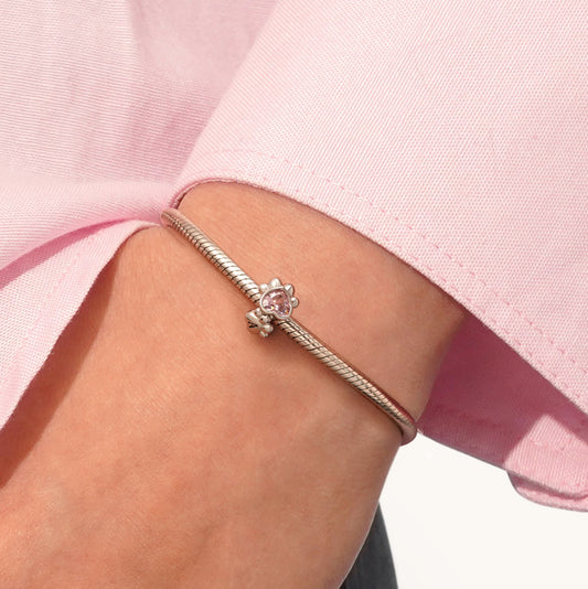 Gnoce Engravable Birthstone Pet Paw Charm_6