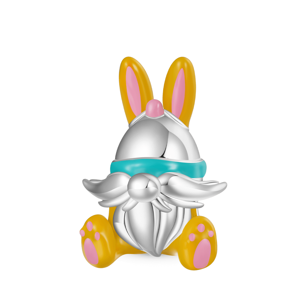 Gnoce Cute Easter Bunny Gnome Charm_1