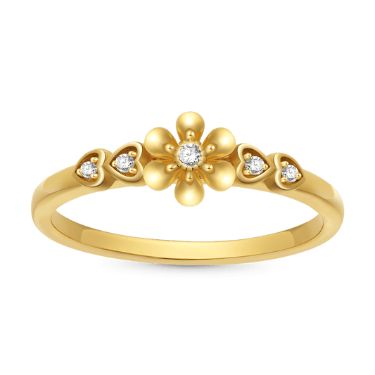 Gnoce Flower Love Band Ring_1