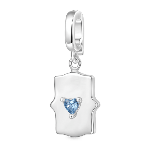 Gnoce Zodiac Sign Heart Clasp Clusters Charm_1