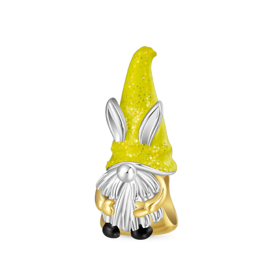 Gnoce Easter Gnome Green Bunny Charm_1