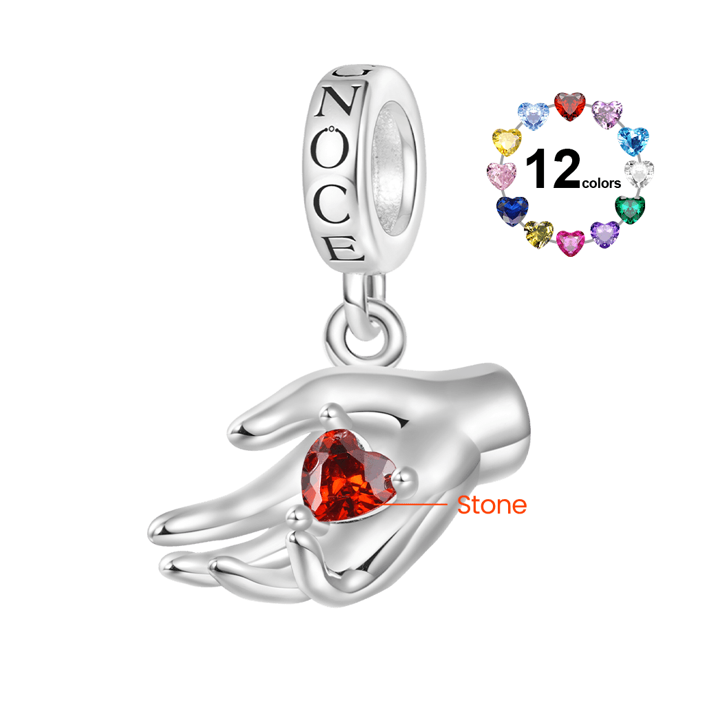Gnoce Skull Handshake Combination Double Charm Platinum-plated Silver Blend_2