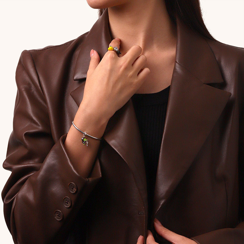 Gnoce Wicked Green Skin Witch Elphaba Pendant Dangle Charm_6