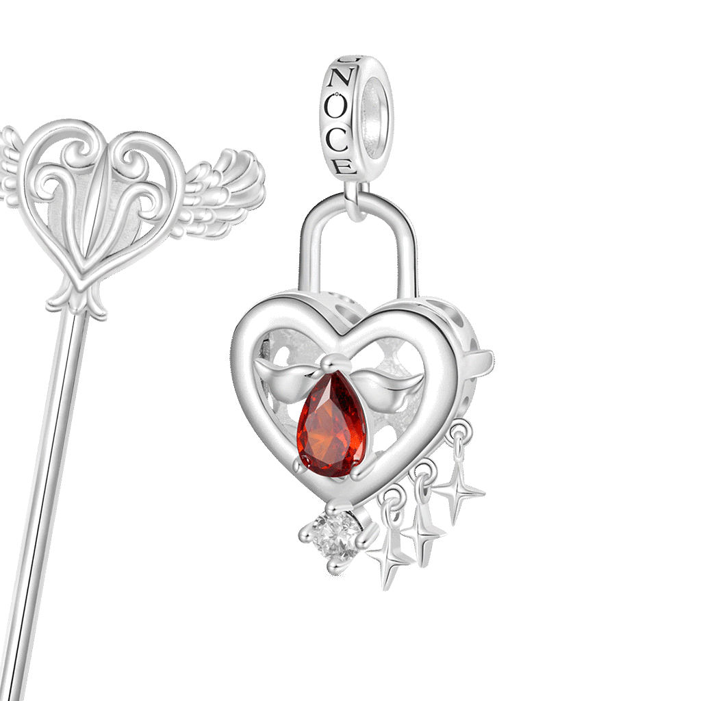 Gnoce Valentine's Day Love Lock Wireless LED Light Up Pendant Dangle Charm_1