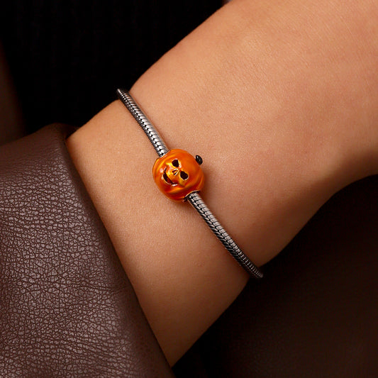 Gnoce Halloween Horror Pumpkin Head Charm_5