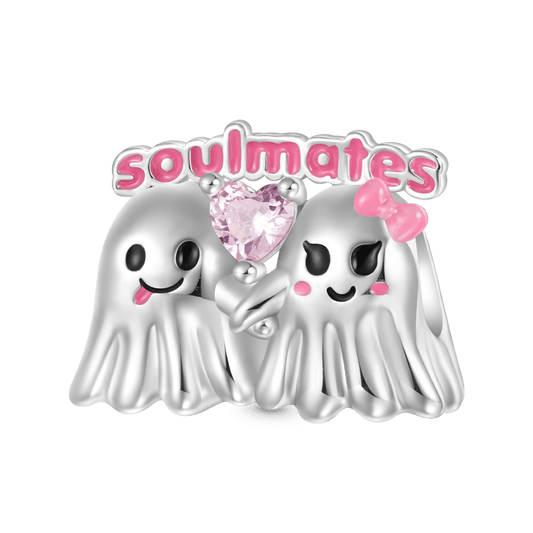 Gnoce Hand-in-Hand Ghost Soulmate Heart Engravable Charm_1