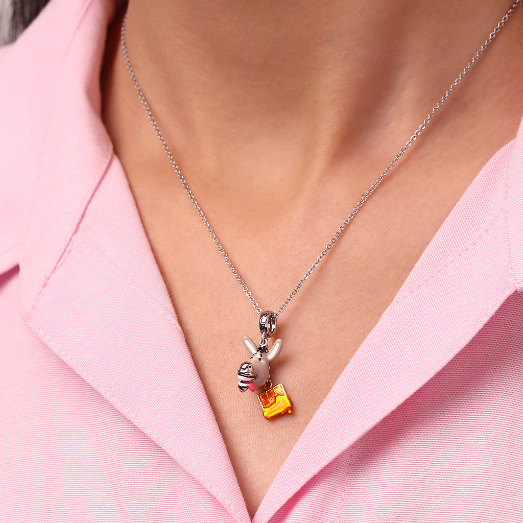 Gnoce Shrek Donkey Waffles Pendant Dangle Charm_5