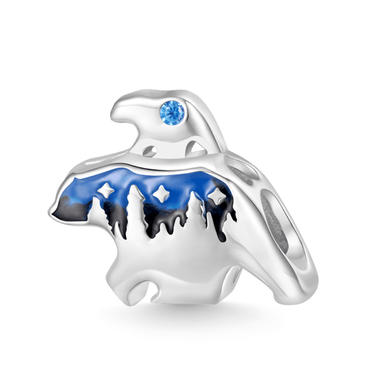 Gnoce Parent-child Polar Bear Engravable Charm_1