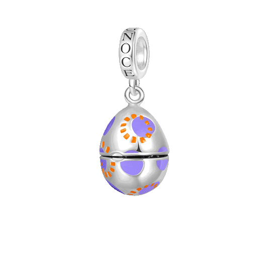 Gnoce Openable Easter Egg-Pocket Black Cat Pendant Dangle Charm_1