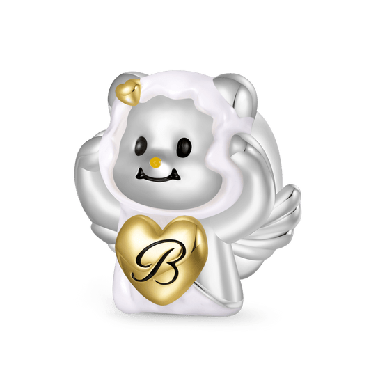 Gnoce Cute Butter Bear Engravable Heart Stopper Charm_1